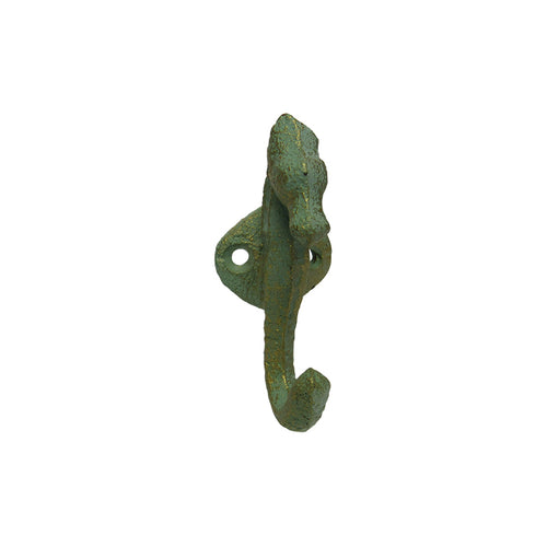 Seahorse cast iron hook