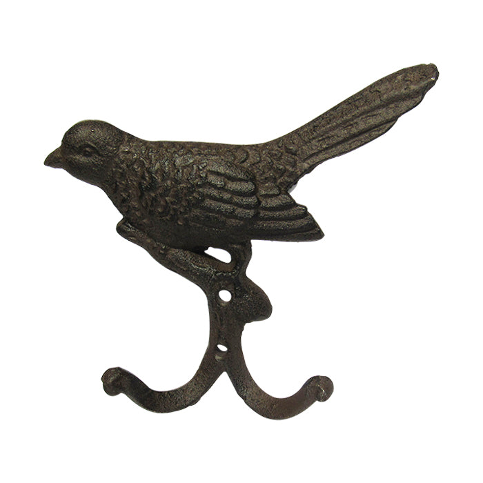 Cast iron bird hook